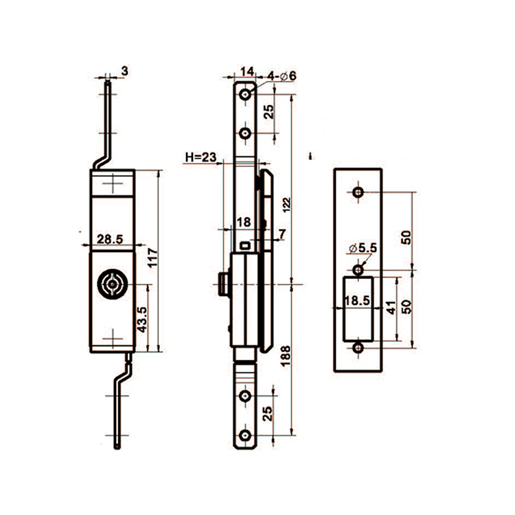 Tip instrument Drawbar Lock-A8131