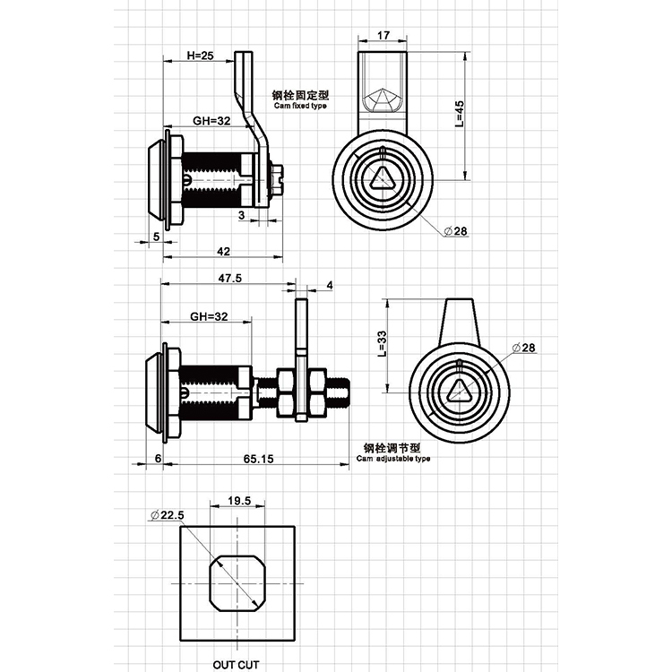 Blocare de compresie tip instrument standard american-A6321