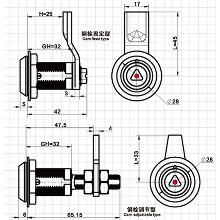 Blocare de compresie tip instrument anti-manipulare-A633